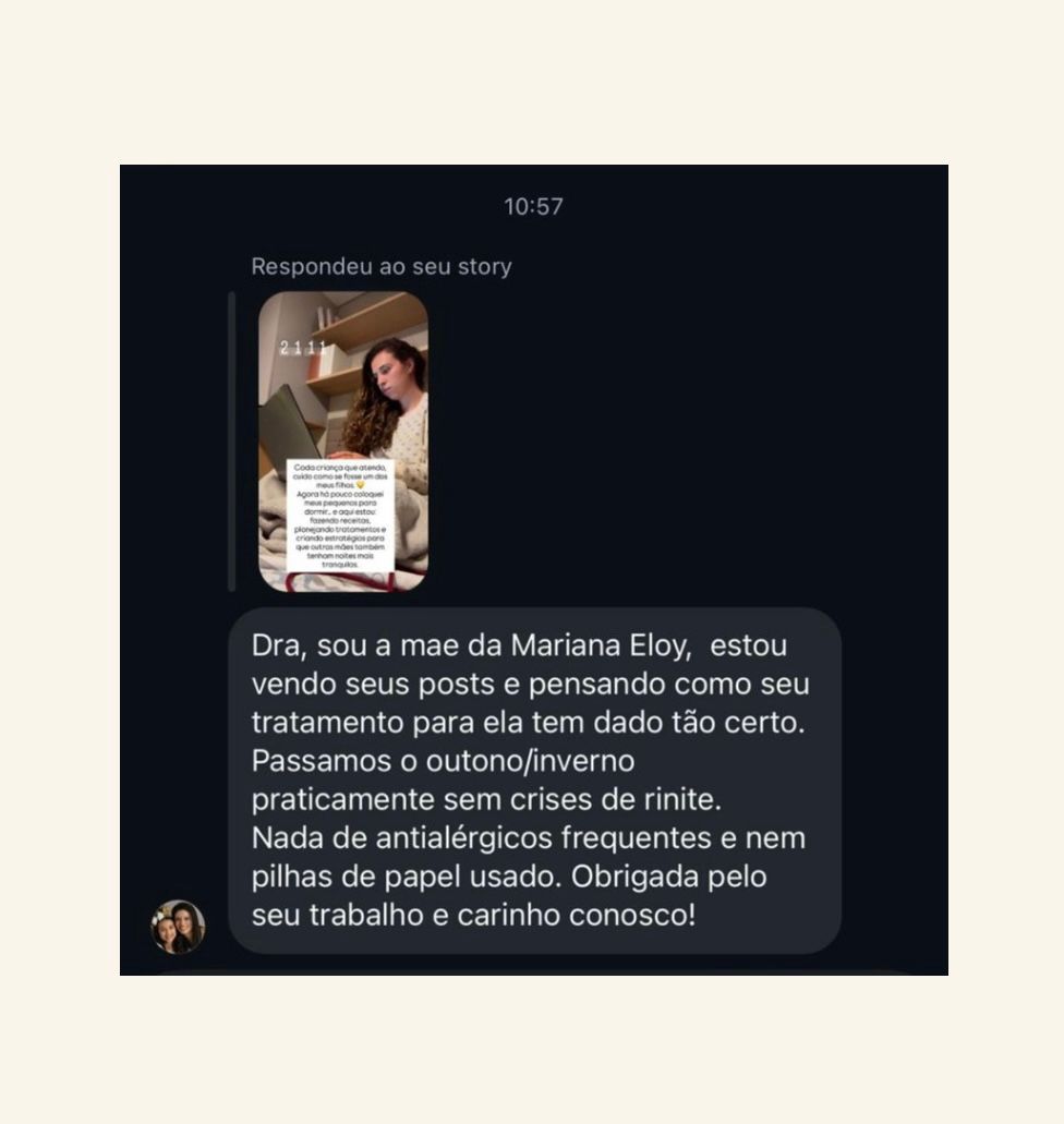 Depoimento real de médica participante 7